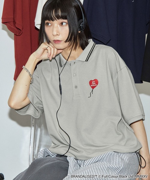 美品 and per se 総柄 長袖 ポロシャツ ネイビー アンパスィ and per se アンパスィ ゴルフウェア メンズ ポロシャツ 半袖
