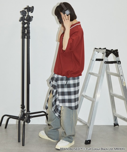 BRANDALISED 別注 Girl with Balloon ハート刺繍ドロスト