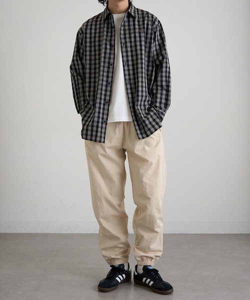 BEIMAR(ビーマー)の「【BEIMAR】ウォーターリパレントライントラックパンツ ナイロンパンツ 撥水 ゴープコア BMWB103MTP MURS(スウェットパンツ・メンズ・クリーム/ブラック/ブルー・XL/L/M/S/2XL)」の17枚目の写真
