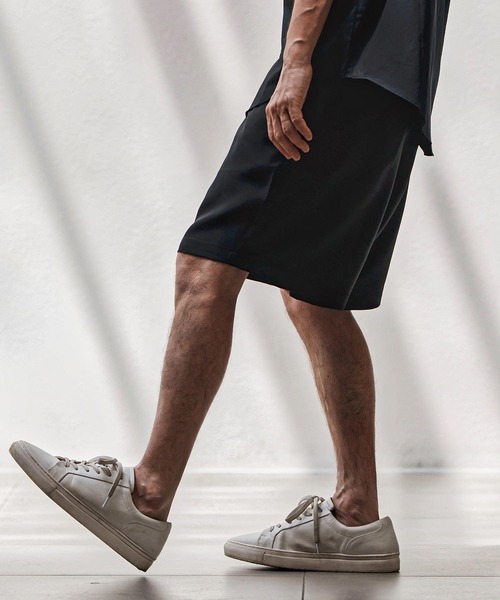 CAMBIO(カンビオ)の「mp13677-ストレッチタックショートパンツ(その他パンツ・メンズ・ブラック/グレー/ベージュ・XL/L/M)」の15枚目の写真