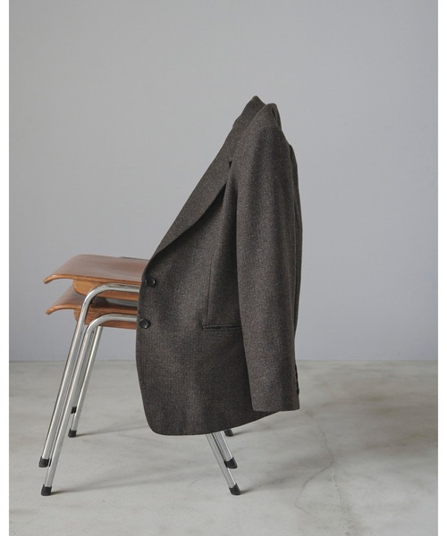 Herringbone Wool Jacket（テーラードジャケット）｜anuke（アンヌーク
