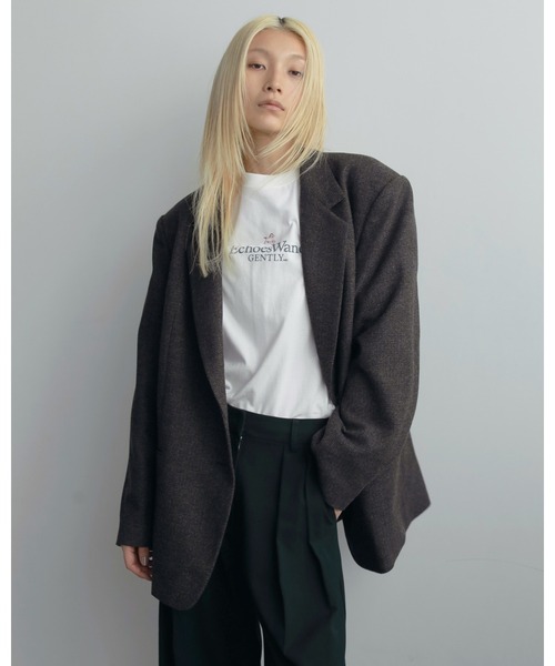 anuke（アンヌーク）の「Herringbone Wool Jacket（テーラード