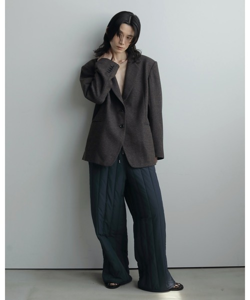 Herringbone Wool Jacket（テーラードジャケット）｜anuke（アンヌーク