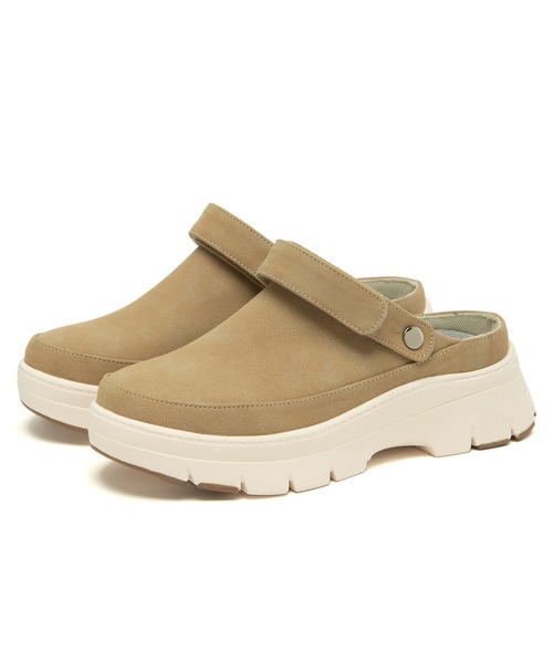 JELLY BEANS(ジェリービーンズ)の「2WAYベルト付きクロッグサボミュールシューズ(215-53158)JELLY BEANS(ジェリービーンズ)(サンダル・レディース・ブラック×ホワイト/ベージュ/アイボリー・S/L/M)」の6枚目の写真