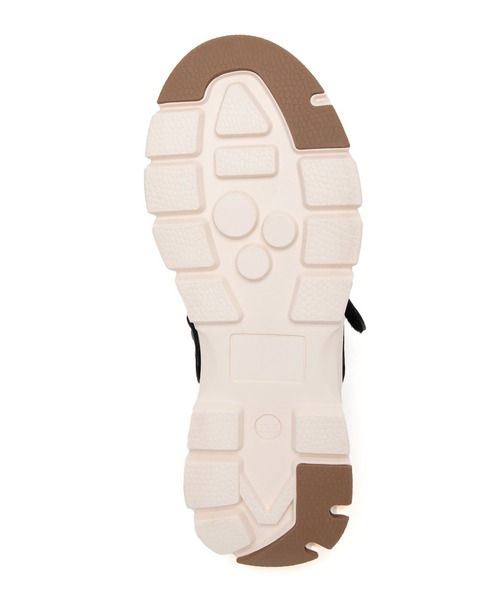 JELLY BEANS(ジェリービーンズ)の「2WAYベルト付きクロッグサボミュールシューズ(215-53158)JELLY BEANS(ジェリービーンズ)(サンダル・レディース・ブラック×ホワイト/ベージュ/アイボリー・S/L/M)」の11枚目の写真