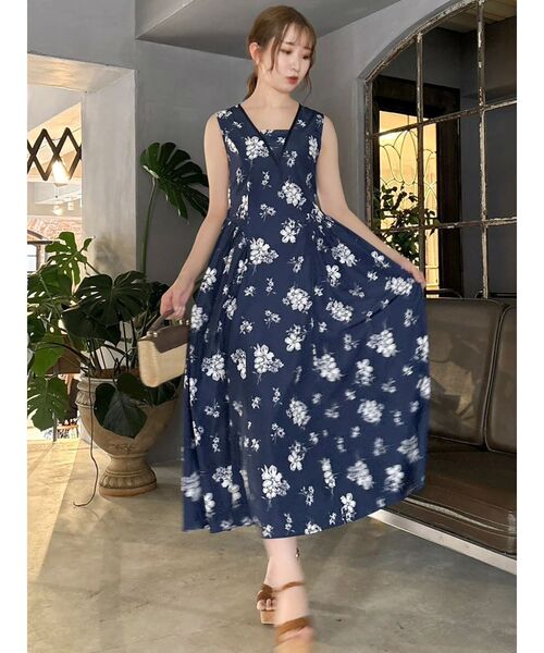 dazzlin♡リピ様 WEB限定カラーあり】リップルカールⅤネックニット（ニット