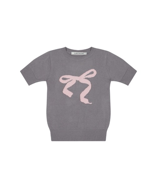 ニット セーター L9 RIBBON MIX HALF KNIT レディース L9 RIBBON MIX HALF KNIT（ニット/セーター）｜LARTIGENT