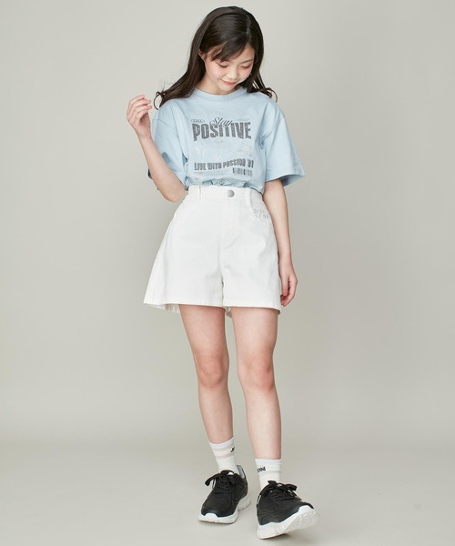 SISTER JENNI(SISTER JENNI)の「【コットン100%】ロックプリントビッグT(Tシャツ/カットソー・キッズ・オフホワイト/サックスブルー/チャコールグレー・130cm/150cm/160cm/140cm)」の21枚目の写真