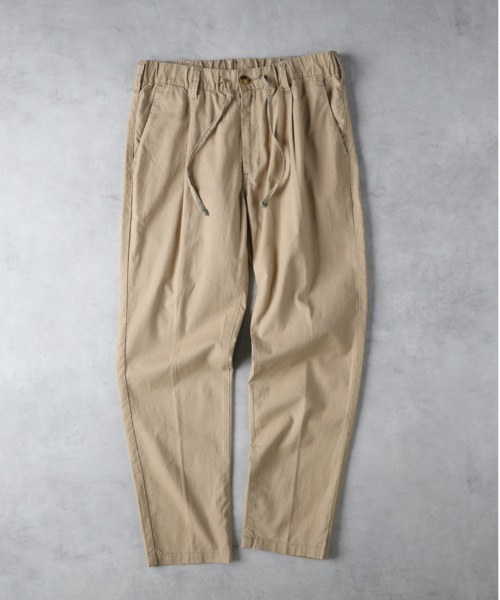 EDWIN(エドウィン)の「【EDWIN】ワンタックトラウザー(チノパンツ・メンズ・ベージュ・M/L/XL/S)」の1枚目の写真