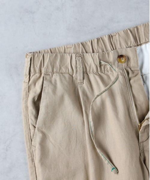 EDWIN(エドウィン)の「【EDWIN】ワンタックトラウザー(チノパンツ・メンズ・ベージュ・M/L/XL/S)」の4枚目の写真