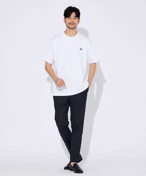 HANES（ヘインズ）の「【Hanes/ヘインズ】BEEFY-T / ロゴTシャツ / パックTシャツ（Tシャツ/カットソー・メンズ・ホワイト/ブラック・M/L/XL）」の3枚目の写真