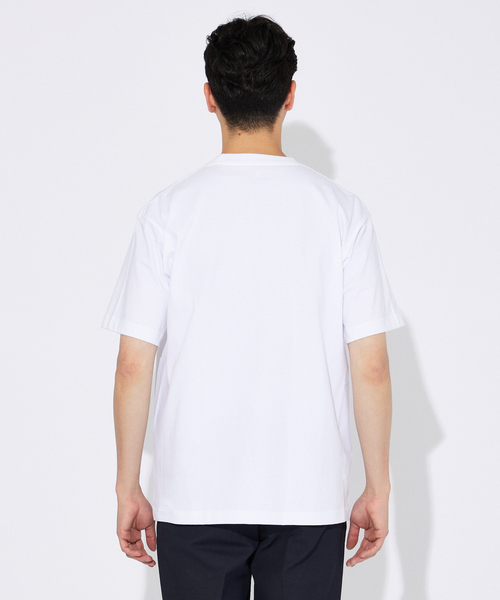 HANES（ヘインズ）の「【Hanes/ヘインズ】BEEFY-T / ロゴTシャツ / パックTシャツ（Tシャツ/カットソー・メンズ・ホワイト/ブラック・M/L/XL）」の5枚目の写真