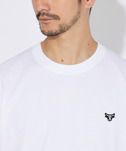 HANES（ヘインズ）の「【Hanes/ヘインズ】BEEFY-T / ロゴTシャツ / パックTシャツ（Tシャツ/カットソー・メンズ・ホワイト/ブラック・M/L/XL）」の6枚目の写真