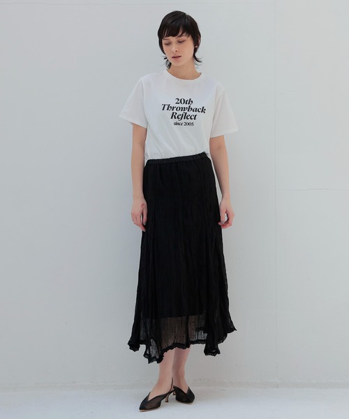 tシャツ throwback T-shirt(スローバック半袖Tシャツ) レディース throwback T-shirt(スローバック半袖Tシャツ)（Tシャツ