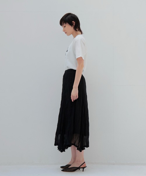 DRESSLAVE(ドレスレイブ)の「throwback T-shirt(スローバック半袖Tシャツ)(Tシャツ/カットソー・レディース・ホワイト・38)」の7枚目の写真