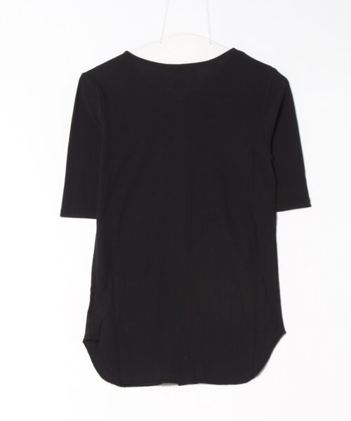 フロントスナップハーフスリーブエアリープルオーバー（Tシャツ