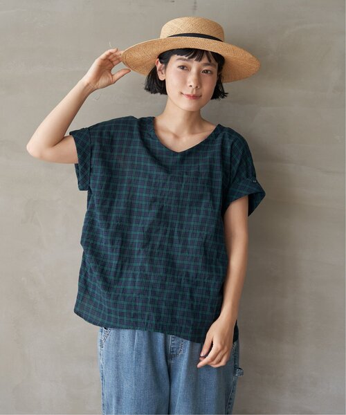 LBC(エルビーシー)の「【二の腕カバー】コットンPU袖ロールアップブラウス(シャツ/ブラウス・レディース・ブラック/オフホワイト/ネイビー/グリーン・M/L)」の17枚目の写真