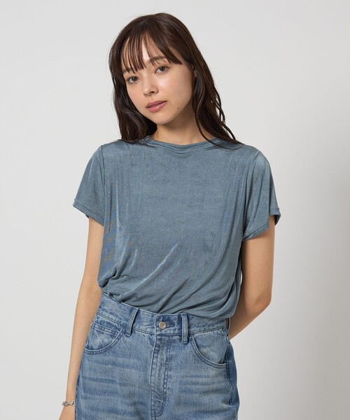 EMMEL REFINDS フライスフリル 2WAY Tシャツ EMMEL REFINES tシャツ 「EMMEL REFINES」EM フライス フリル
