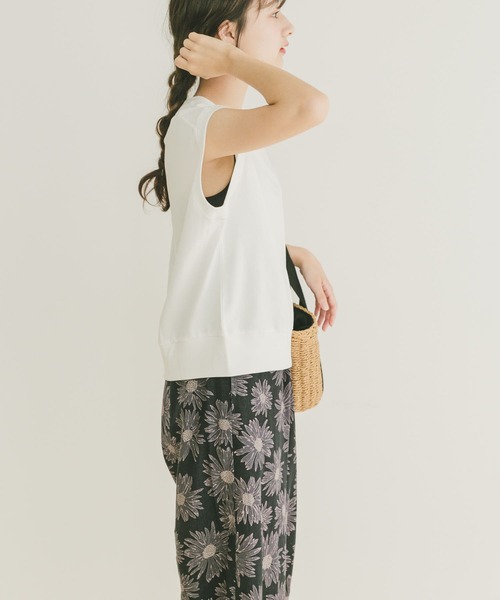 ITEMS URBANRESEARCH（アイテムズ アーバンリサーチ）の「裏毛ノースリーブベスト（ベスト・レディース・グリーン/オフホワイト/グレー・FREE）」の9枚目の写真