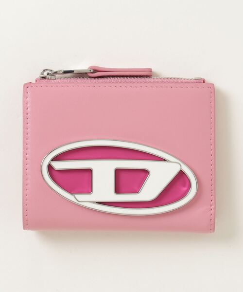 DIESEL ピンク 二つ折り財布 送料無料 小物