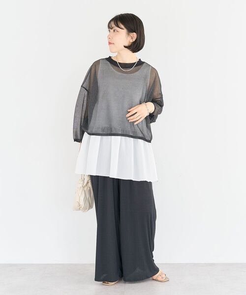 セール】シアーワイドパンツ（その他パンツ）｜Green Parks（グリーン