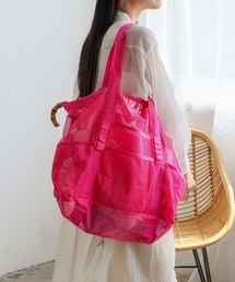 VitaFelice（ヴィータフェリーチェ）の「8ポケットメッシュシースルートートバッグ（トートバッグ）」