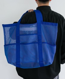 VitaFelice（ヴィータフェリーチェ）の「8ポケットメッシュシースルートートバッグ（トートバッグ）」