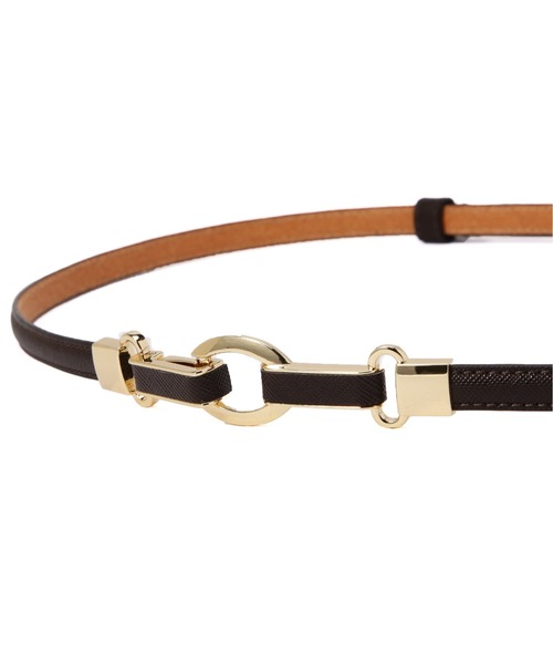 NATURAL BEAUTY BASIC（ナチュラルビューティーベーシック）の「カクシボスレンダーベルト（ベルト・レディース・ブラック/ブラウン/ダークブラウン・FREE）」の5枚目の写真