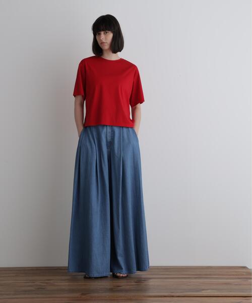 LE PHIL(ルフィル)の「パーフェクトTコンパクトポンチ(Tシャツ/カットソー・レディース・ホワイト/ブラック/グリーン/レッド・F)」の19枚目の写真