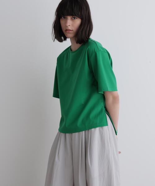 LE PHIL(ルフィル)の「パーフェクトTコンパクトポンチ(Tシャツ/カットソー・レディース・ホワイト/ブラック/グリーン/レッド・F)」の4枚目の写真