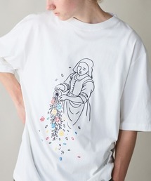 rehacer | rehacer : Flower Maid Relax Fit T-shirt / フラワー メイド リラックス フィットTシャツ(Tシャツ/カットソー)