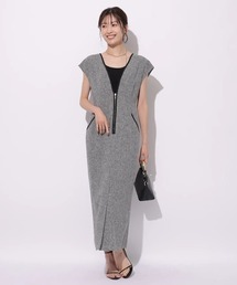 Mystrada（マイストラーダ）の「配色パイピングジャンスカ（ワンピース