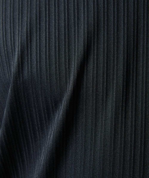 MK MICHEL KLEIN HOMME （エムケーミッシェルクランオム）の「【洗える】ハリヌキテレコＶネック半袖（Tシャツ/カットソー・メンズ・ミント/ブラック/ブルー・48/46/51）」の14枚目の写真