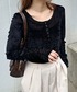 solleim（ソルレム）の「シアーベロアヘンリーネックロンT（Tシャツ/カットソー・M）」