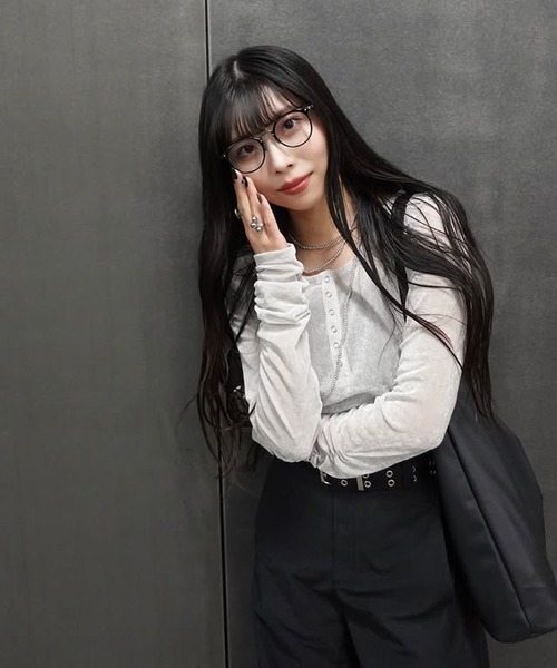 solleim（ソルレム）の「［26SS新色追加］シアーベロアヘンリーネック