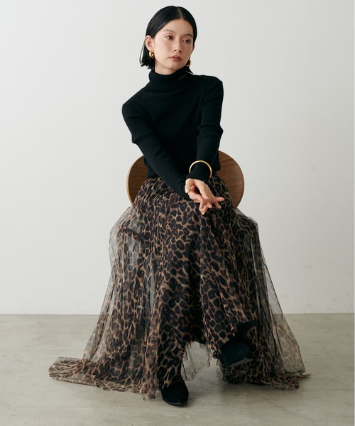 LARUTA（ラルータ）の「【LARUTA】ボリュームチュールスカート（スカート・レディース・ネイビー/ブラック/オフホワイト/グレー/ブラウン/その他1/ピンクベージュ・FREE）」の7枚目の写真