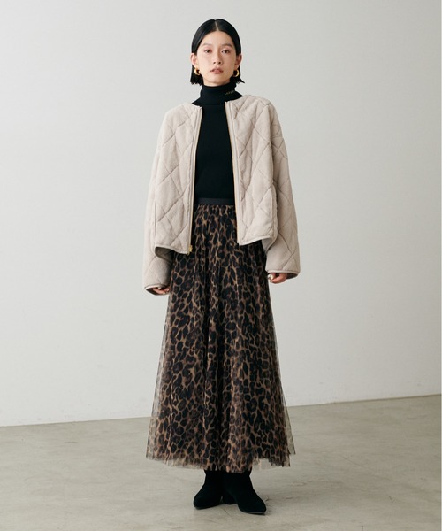 ラルータ LARUTA レオパード柄 ボリュームチュールスカート LARUTA】ボリュームチュールスカート（スカート）｜LARUTA（ラルータ