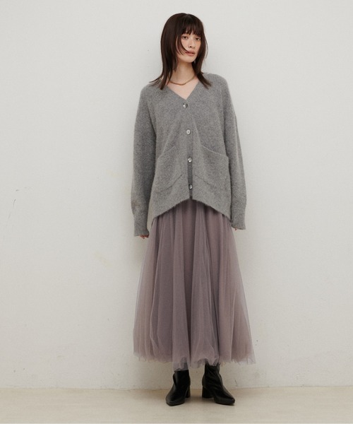 LARUTA（ラルータ）の「【LARUTA】ボリュームチュールスカート（スカート・レディース・ネイビー/ブラック/オフホワイト/グレー/ブラウン/その他1/ピンクベージュ・FREE）」の12枚目の写真