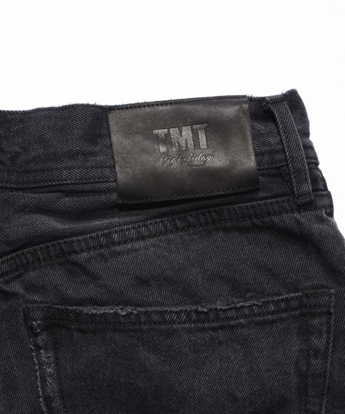 TMT（ティーエムティー）の「12oz SOFT BLACK DENIM 5P STRAIGHT（デニムパンツ・メンズ・グレー/ブラック/ライトグレー・MEDIUM/LARGE/X-LARGE）」の6枚目の写真