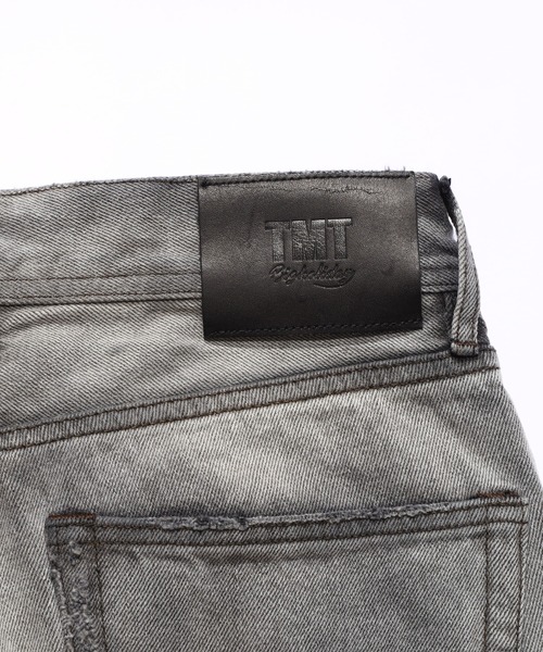 TMT（ティーエムティー）の「12oz SOFT BLACK DENIM 5P STRAIGHT（デニムパンツ・メンズ・グレー/ブラック/ライトグレー・MEDIUM/LARGE/X-LARGE）」の11枚目の写真