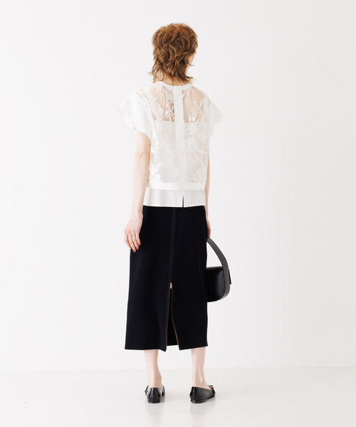 tibi スカート 刺繍レースギャザースカート通販｜レディースファッション・20代