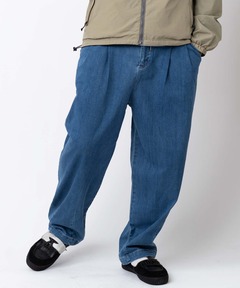 10oz ストレッチデニム／カツラギツータックパンツ