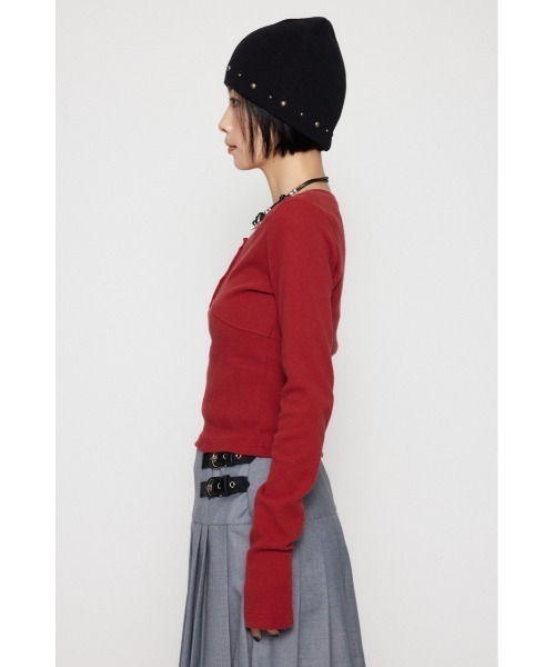 LAGUA GEM（ラグアジェム）の「LAGUA LOGO WASH トップス（Tシャツ/カットソー・レディース・レッド/ブラウン/ライトブラック・FREE）」の19枚目の写真