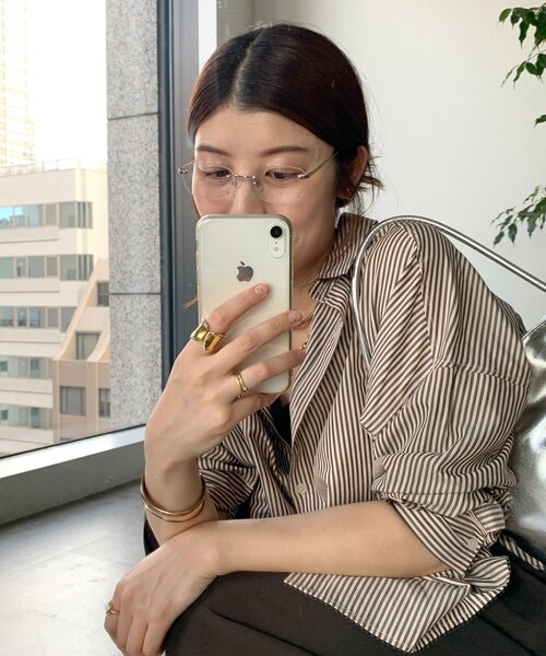 DouDou（ドゥドゥ）の「フレームレスサングラス＋ケースセット（サングラス・レディース・ゴールド/シルバー・FREE）」の20枚目の写真