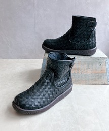 Rin clover（リンクローバー）の「厚底 編み込み ショートブーツ（ブーツ）」