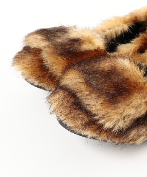 Pippichic(ピッピシック)の「【1/1値下げ】PIPPICHIC / エコファー フラットシューズ(その他シューズ・レディース・ブラウン・35.5/36.5/37.5)」の2枚目の写真