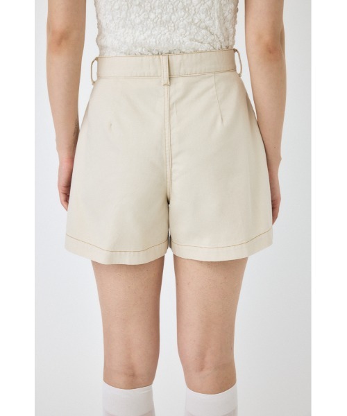 MOUSSY(マウジー)の「DENIM TUCK ショートパンツ(デニムパンツ・レディース・キナリ/ワンウォッシュ・1/2/0)」の13枚目の写真
