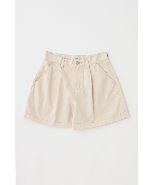 MOUSSY(マウジー)の「DENIM TUCK ショートパンツ(デニムパンツ・レディース・キナリ/ワンウォッシュ・1/2/0)」の18枚目の写真