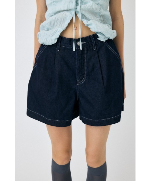 セール】DENIM TUCK ショートパンツ（デニムパンツ）｜MOUSSY