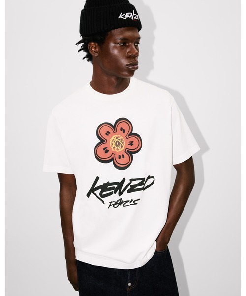 tシャツ 'Kenzo x Futura 2000' ルーズ コットン Tシャツ レディース Kenzo x Futura 2000' コットン Tシャツ（Tシャツ/カットソー